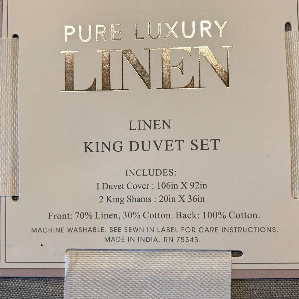 Pure Luxury Linen pure luxury